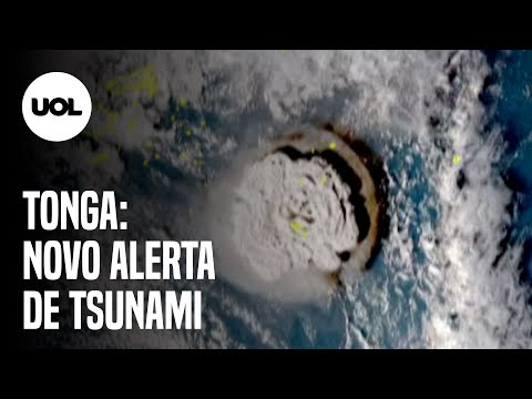 Em Tonga, moradores fogem após novo alerta de tsunami