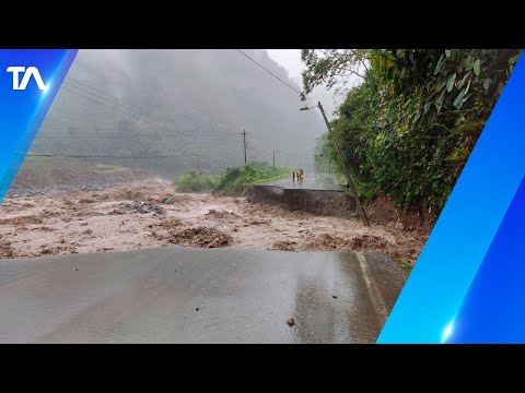 Carretera La Maná – Pujilí colapsó por desbordamiento de río