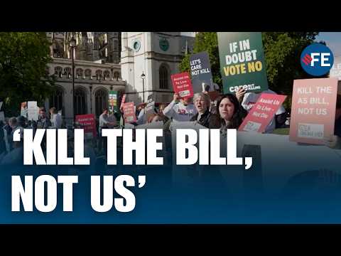 UK Assisted <strong>Dying</strong> Bill Sparks Furious Clash Outside Parliament