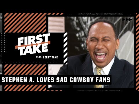 Stephen A. LOVES basking in Cowboys fans' misery          | First Take video clip