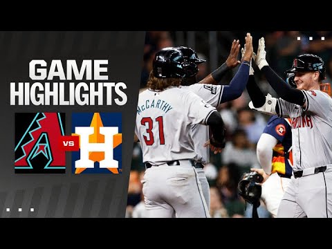 D-backs vs. Astros Game Highlights (9/8/24) | MLB Highlights