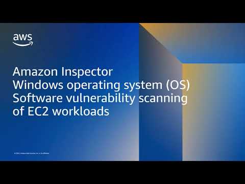 Amazon Inspector Windows support for continual EC2 vulnerability scanning | Amazon Web Services