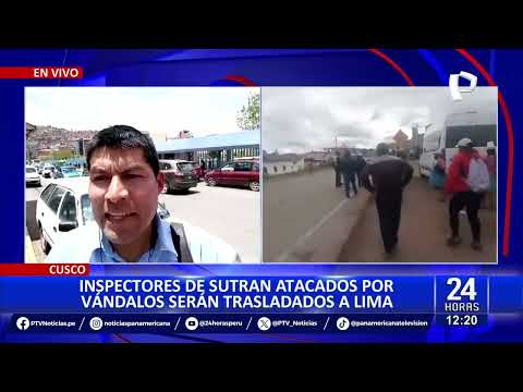 Sutran: inspectores agredidos por vándalos serán trasladados a Lima