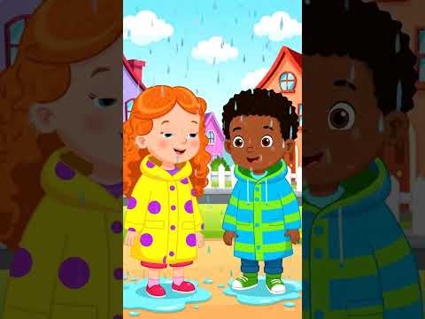 🌈 Kids Dancing in the Rain with Rainbow Umbrellas#Fun #KidsCartoons#kidspoem#SingSongs#KidsFlow.AI