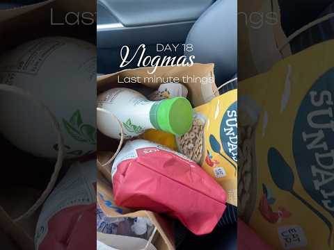 VLOGMAS DAY 18 ~ The Never ending errands 🫠 #vlogmas2025