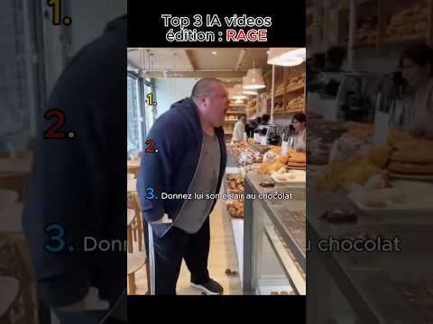 Moments gênants 😭🎤 : 3 Clips RAGE 100 % IA😂 #humour#parodie #blague #sora2