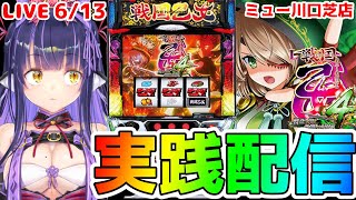 【パチスロライブ】久々の原点『L戦国乙女4 戦乱に閃く炯眼の軍師』を来店実践！『もみみの平和なパチスロ実践』【くろいけもみみ/Vtuber】