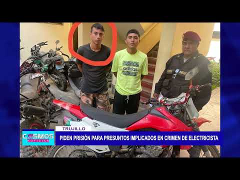 Trujillo: piden prisión para presuntos implicados en crimen de electricista