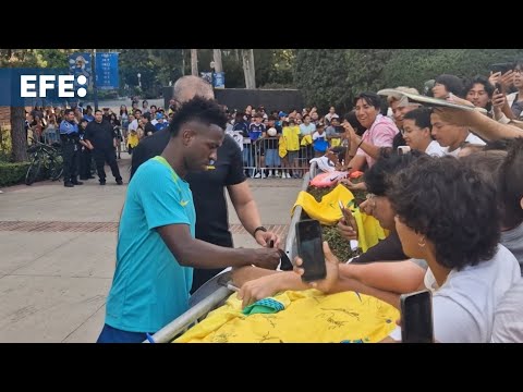 La 'Viniciusmanía' se desata en Los Ángeles previo al debut de Brasil en la Copa América