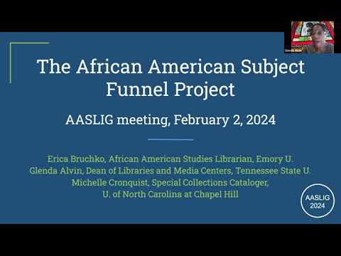 ACRL African-American Studies Librarians Interest Group Midwinter Meeting