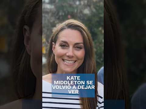 Tras anuncio de diagnóstico de cáncer, reaparece Kate Middleton por tercera vez #shorts