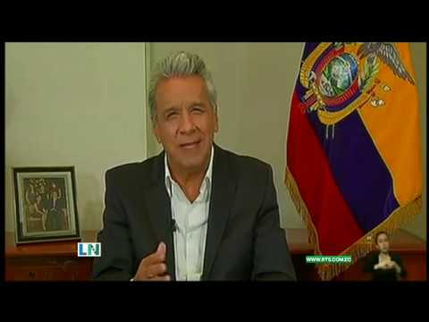 Presidente Moreno anuncia proyecto de ley para proteger el empleo frente al coronavirus