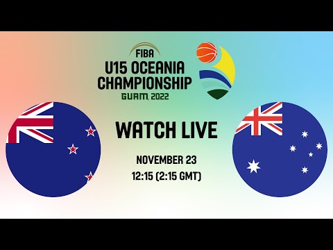 LIVE - New Zealand v Australia | FIBA U15 Women's Oceania Championship 2022