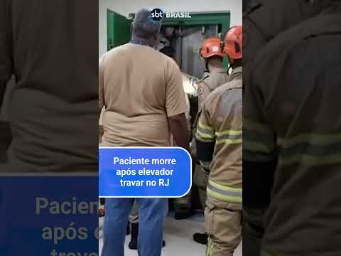 Paciente morre após ficar preso em elevador de hospital no Rio | SBT Brasil (01/07/24)