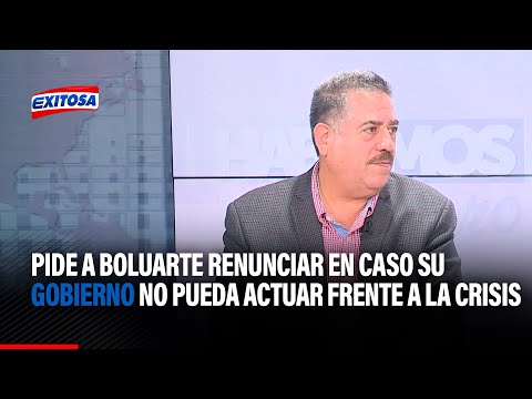 Merino pide a Dina Boluarte renunciar en caso su gobierno no pueda actuar frente a la crisis