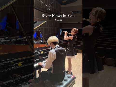 初対面で本番前に1発撮りセッションしてみた🎹🪈#riverflowsinyou #trending #session