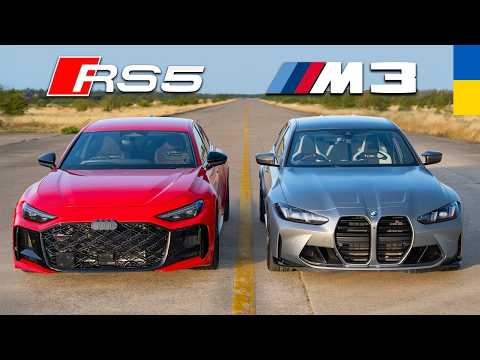 Чи зможе НОВА ВАЖКА ГІБРИДНА AUDI RS5 нарешті перемогти BMW M3?