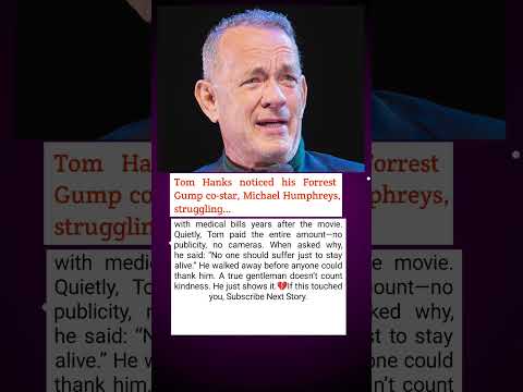 Tom Hanks: A Hollywood Gentleman ❤️ #shorts