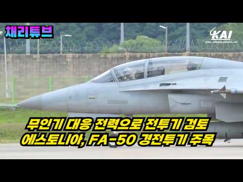 에스토니아, 무인기 요격에 전투기 구매추진 "<strong>FA</strong>-50 수출" 가능성
