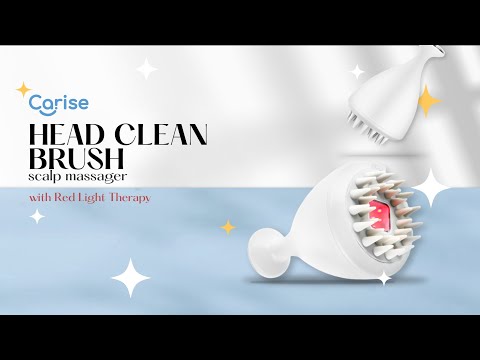 Carise Channel Howtouse:HeadCleanBrushวิธีการใช้งานหวีนวดไฟฟ้าดูแลรากผมแปรง