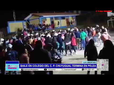 La Libertad: baile en colegio del C. P. Chuyugual termina en pelea