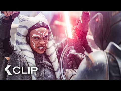 Ahsoka vs. Imperial Droids Fight Scene - Star Wars: Ahsoka (2023)