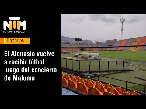 El Atanasio vuelve a recibir fútbol luego del concierto de Maluma [NTM] - Telemedellín