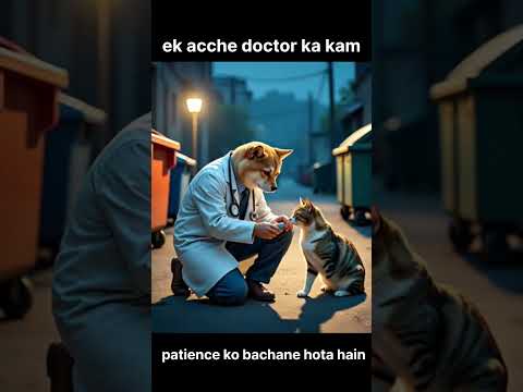 kutte ne nibhaya doctor ka Farz #shorts #video#emotional #doctor #cartoon #animation