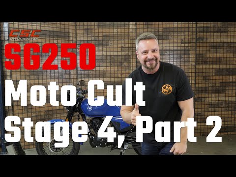 How to Boost Your SG250 Performance with Motocult Parts | CSC Cafe Racer: Episode 2