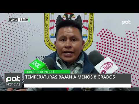 Bajan las temperaturas en Potosí
