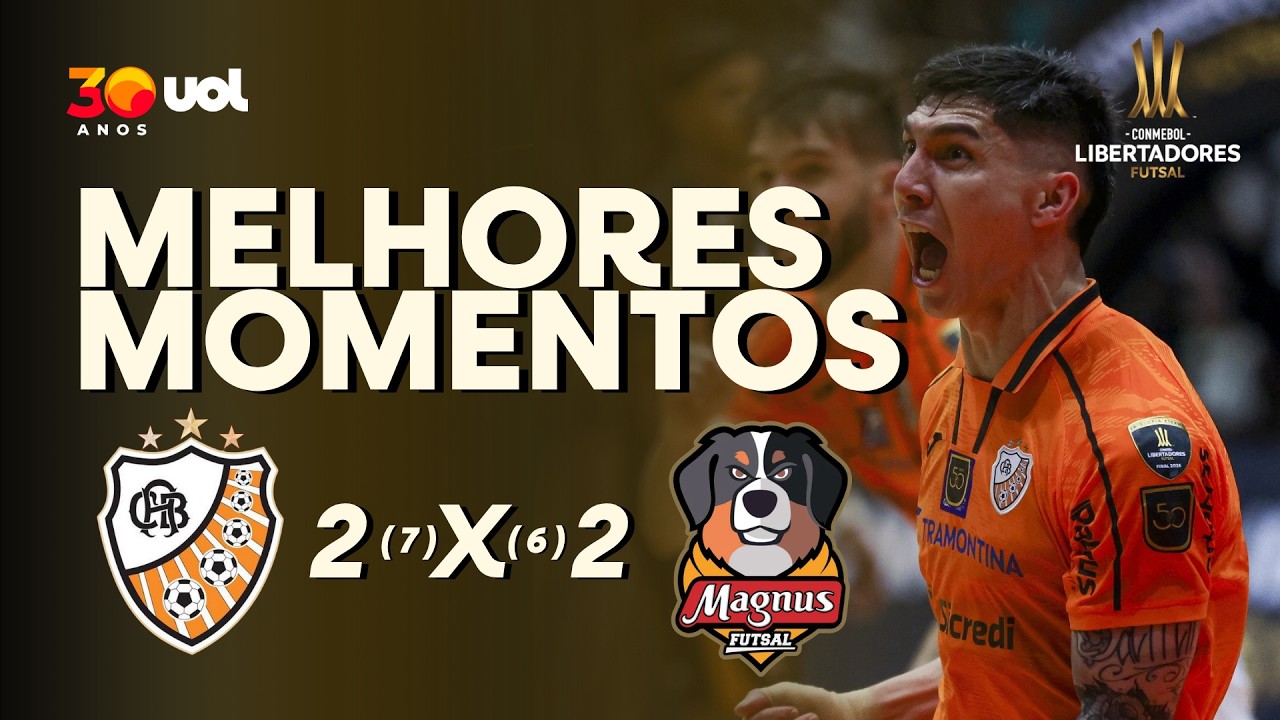 CONFRONTO ÉPICO! CARLOS BARBOSA 2 (7) X (6) 2 MAGNUS | FINAL LIBERTADORES DE FUTSAL 2026