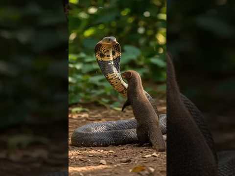 코브라 vs 몽구스, 믿기 힘든 반전 장면 | Terrifying Cobra vs Adorable Mongoose: An Unbelievable Twist #cobra