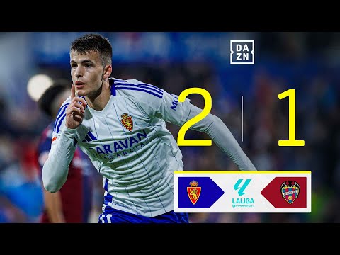 Real Zaragoza vs Levante UD (2-1) | Resumen y goles | Highlights LALIGA HYPERMOTION