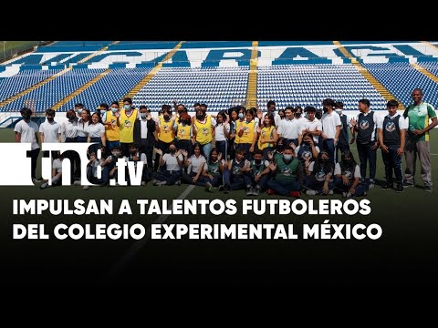 Impulsan a los «meros meros» en el fútbol del Colegio Experimental México - Nicaragua