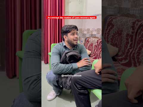 An average day routine of loan recovery agent #reels #viral #relatable #loanofficer