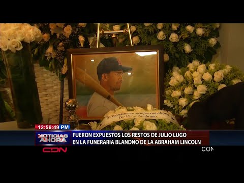 Velan restos de ex jugador de Grandes Ligas, Julio Lugo