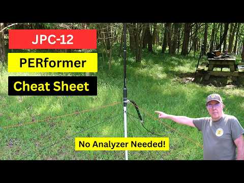 JPC-12 PERformer Setup: Elevated Radials, 2-Min Band Changes & Low-SWR Cheat Sheet - Budget HAM Radio