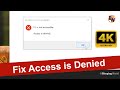 Fix Hard Drive Access Denied & Local Drive is not Accessible