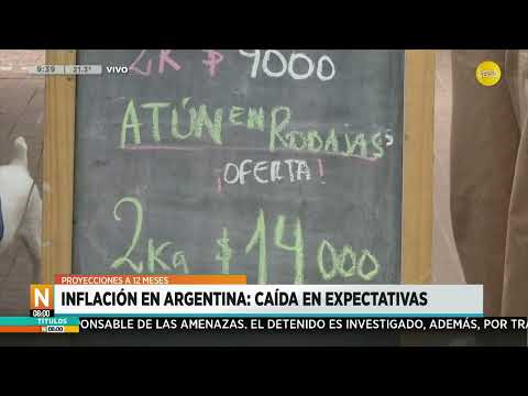 Inflación en Argentina: caída en expectativas ?N8:00?28-03-24