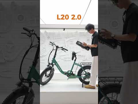 ENGWE L20 2.0 removable battery ASMR💥 #fattirebike #ebike #ridewithengwe #engwe #engweebikes
