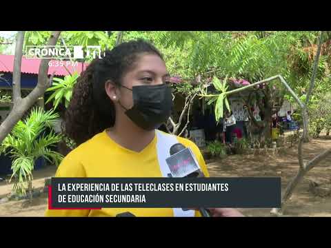 Estudiantes comparten su experiencia con las Teleclases del MINED - Nicaragua