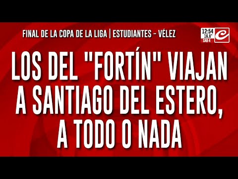 Hinchas de Vélez viajan a Santiago del Estero para ver la final de la Copa de la Liga ante EDLP