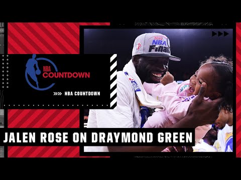 Draymond Green is IRREPLACEABLE! - Jalen Rose | NBA Countdown video clip