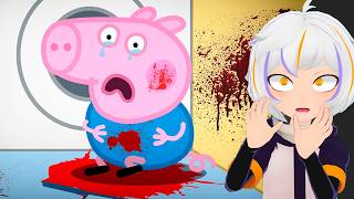 PEPPA HISTORIAS DE MIEDO (COMPLETO) | ChuyMine REACCIONA a Peppa Pig