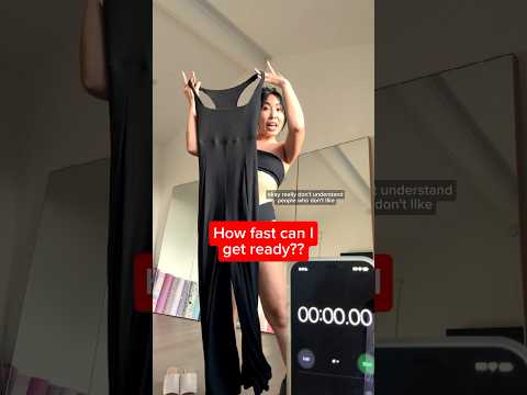 Ok I think I just set a record with how fast I got ready…