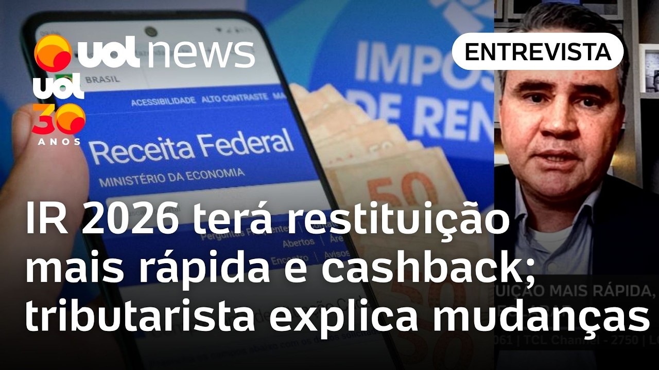 IR 2026 terá restituição mais rápida, cashback e menos dias para declarar; tributarista explica