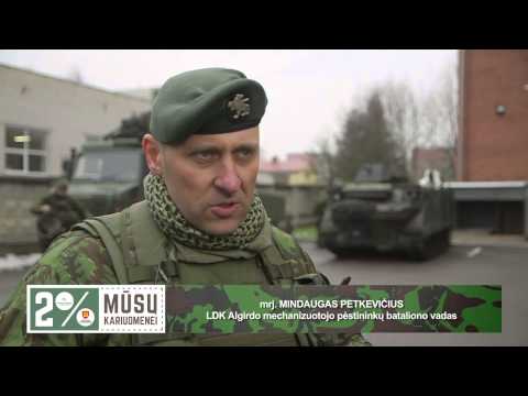 Video: Geriau 2% skirk Lietuvos kariuomenei - Kad nereikėtų skirti 100% priešui!
