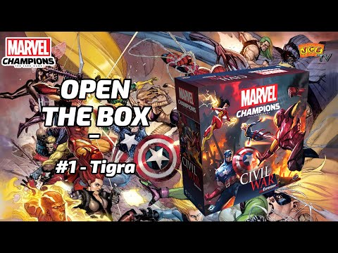 [Open the box] Civil War #1 - Tigra [Marvel Champions JCE TV]
