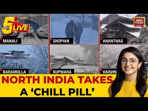 Temperatures Dip, Mood Lifts: North India Gripped By Intense Winter As Snow Blankets Hill States