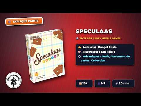 EXPLIQUE PARTIE de SPECULAAS #happymeeplegames #expliquemoica